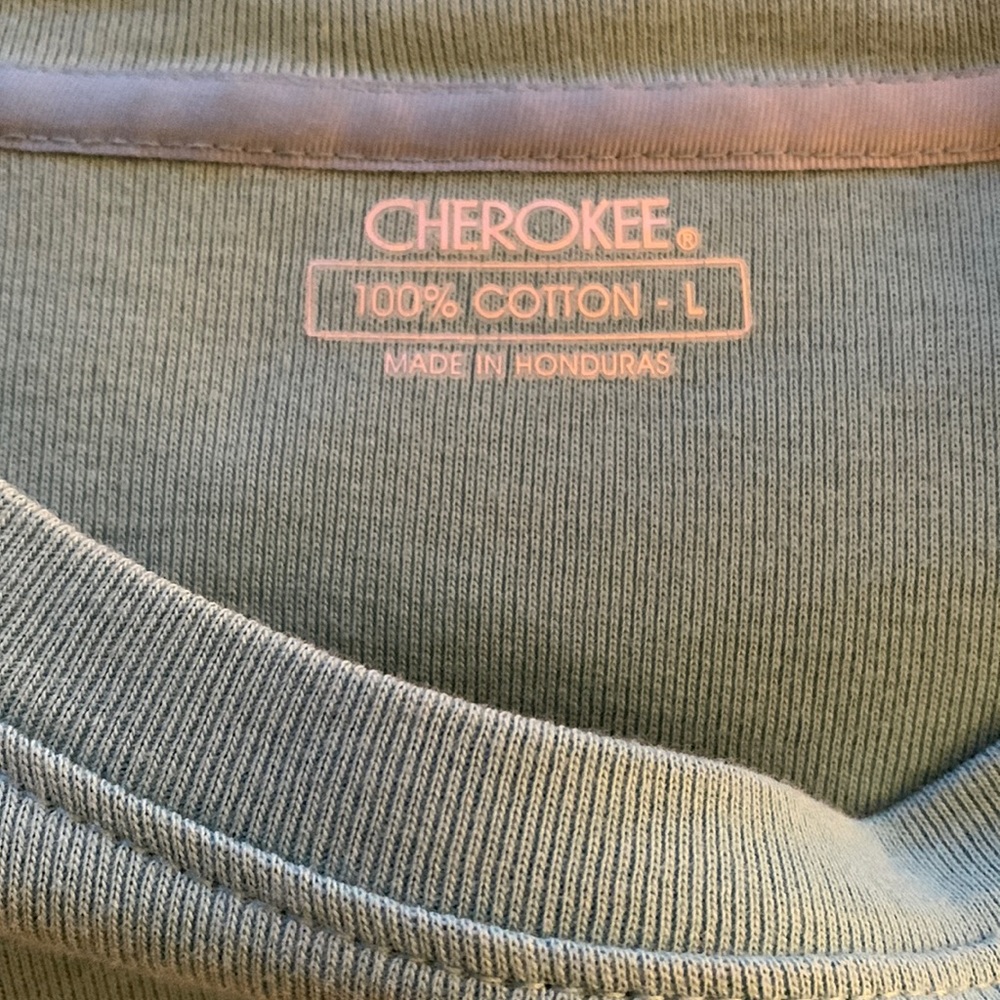 Mystery box of 2 light blue casual long sleeve knit tops szL as pictured - Picture 4 of 8